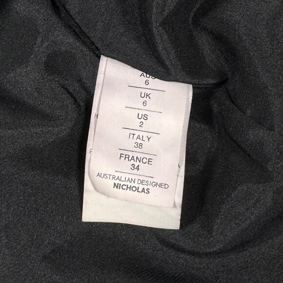 Nicholas Flowy Silk Gown SZ 2 Floral Chiffon Formal Maxi Dress Strapless Glam - Picture 13 of 15